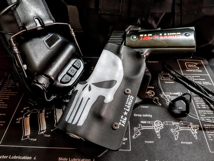 Funda Kydex TAC LANDS — Punisher